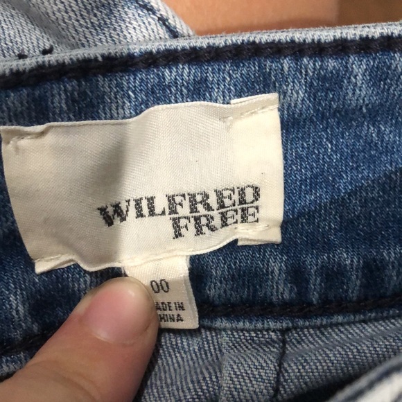 Artitzia Wilfred Free Karolina Denim Midi Skirt - Picture 4 of 6